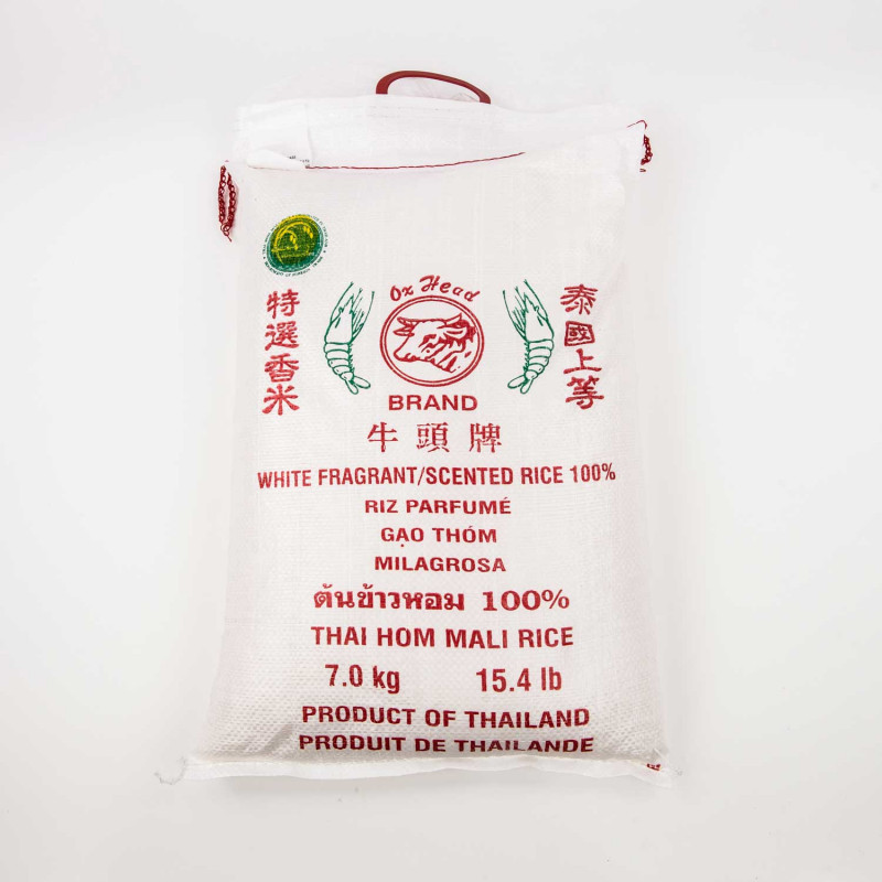 OX HEAD: White Fragrant/scented Rice-7kg