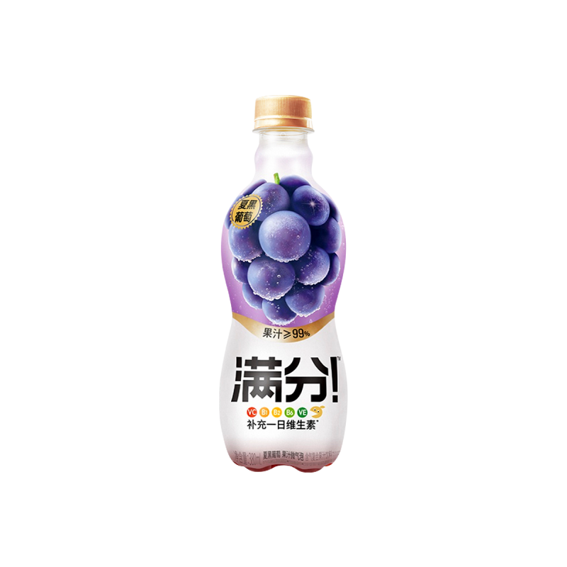 Full Marks Micro-Bubble Juice Summer Black Grape 380ml