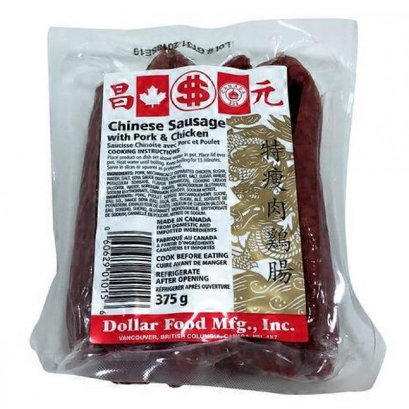 Chinese Sausage with prok and chicken 375g