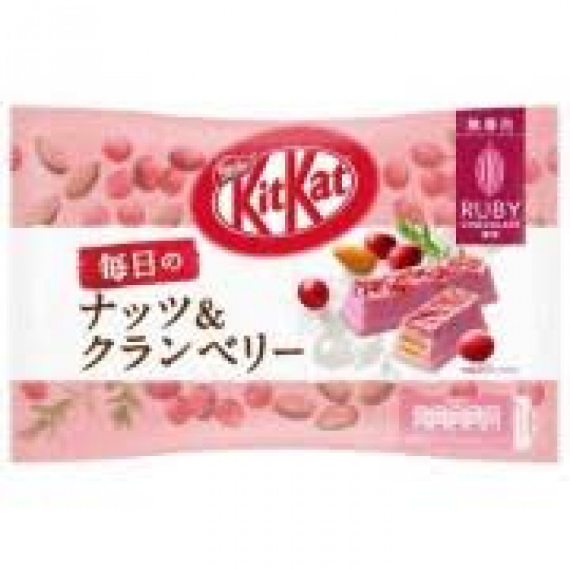 KitKat Ruby Chocolate Nuts and Cranberry