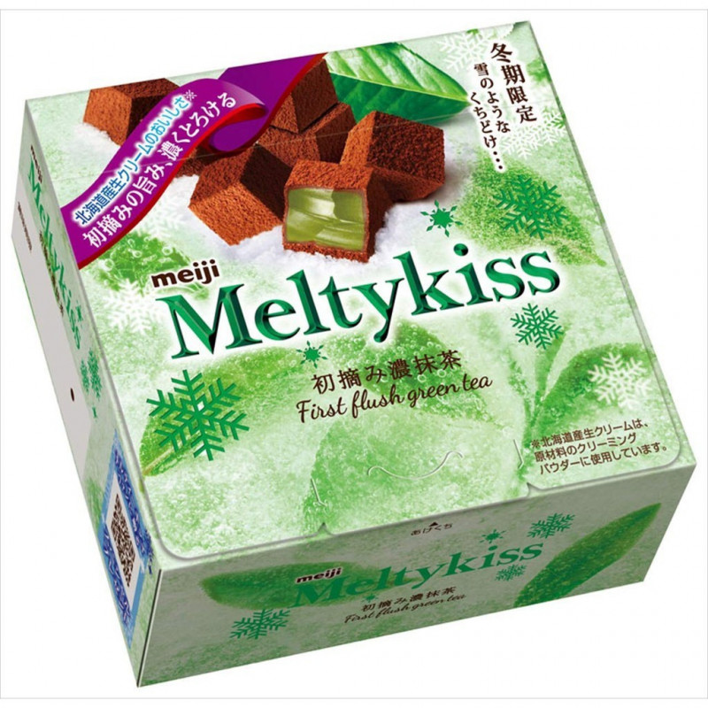 MEIJI Meiji Snow Kiss Chocolate Matcha Flavour