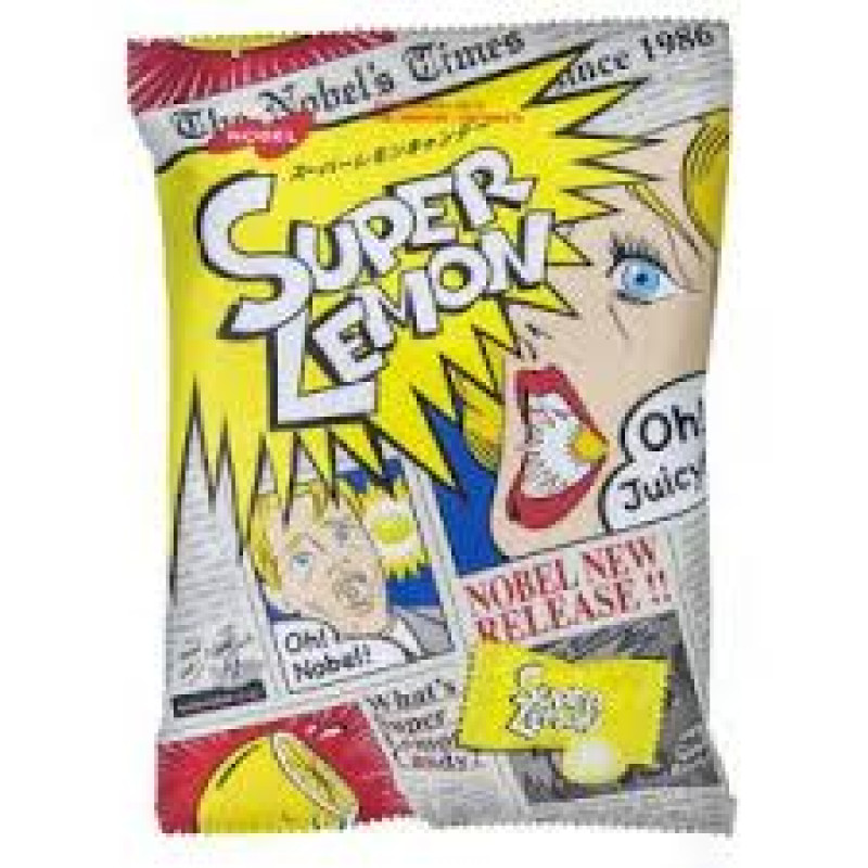Nobel Super Sour Lemon Candy