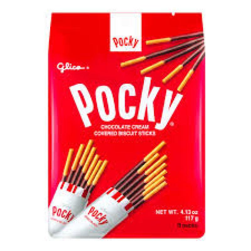 POCKY Classic Chocolate Biscuit Sticks Family