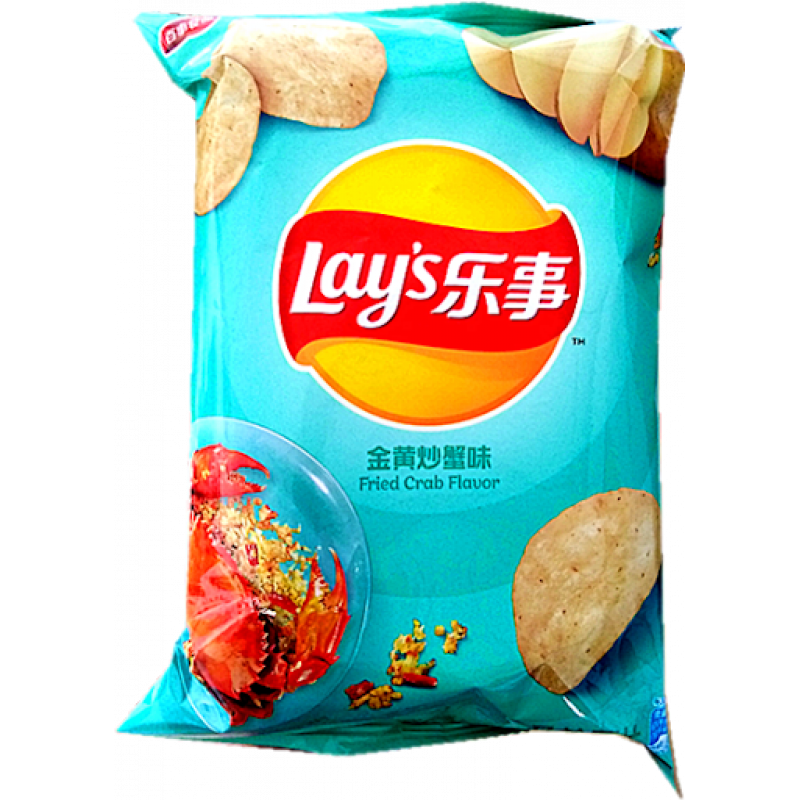 Lay's: Fried Crab Flavour Potato Chips-70g