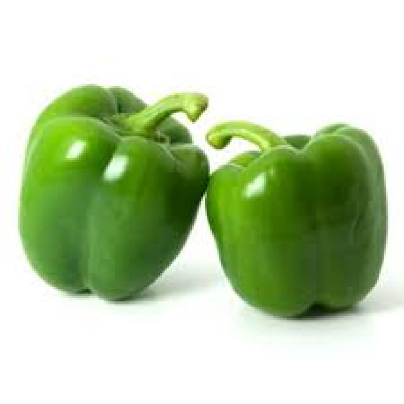 Green bell pepper - 2 pcs