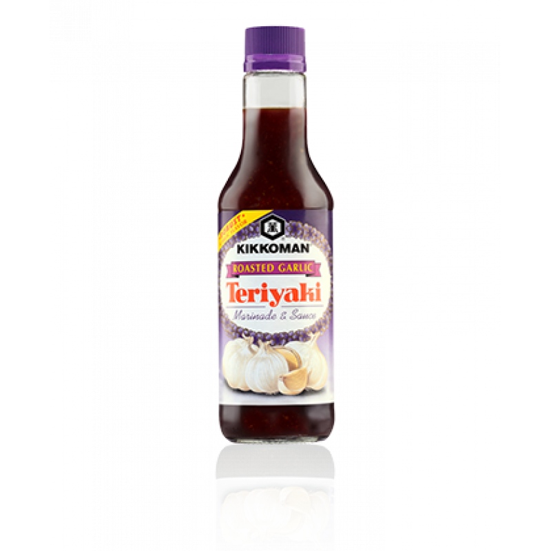 KIKKOMAN:Roasted Garlic Teriyaki Marinade and Sauce -296ml