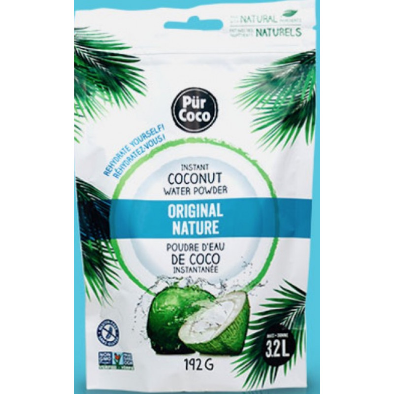 PUR COCO: Instant Coconut Water Powder (Orignal)-192g