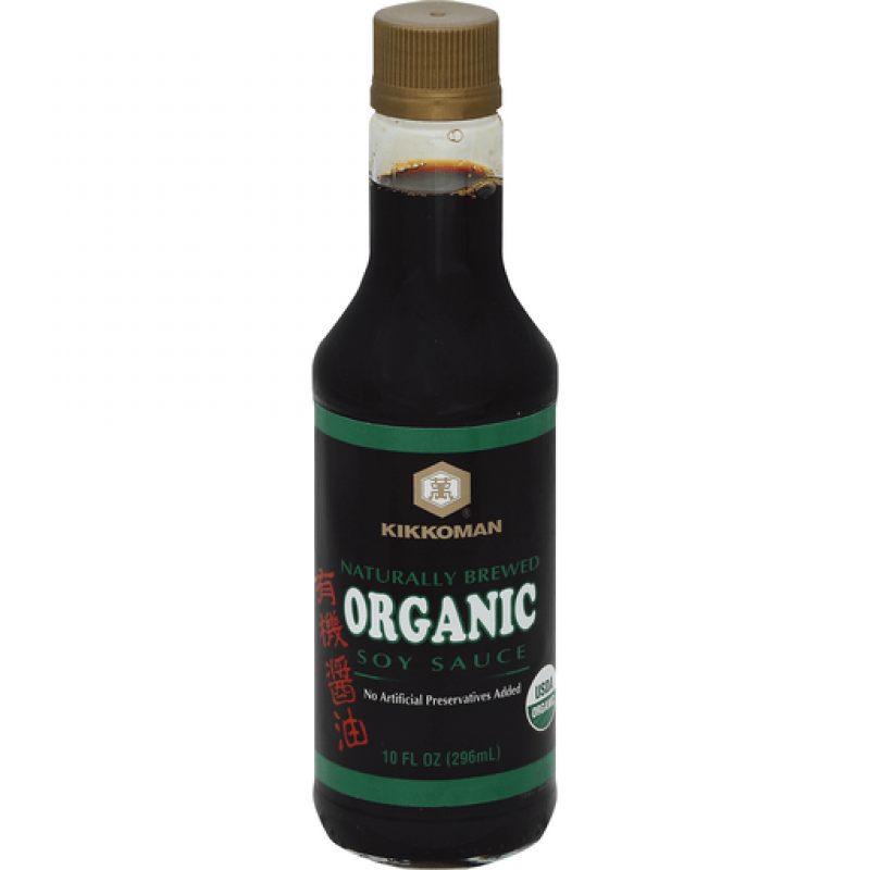 KIKKOMAN: Traditionally Brewed Organic Soy Sauce-296ml
