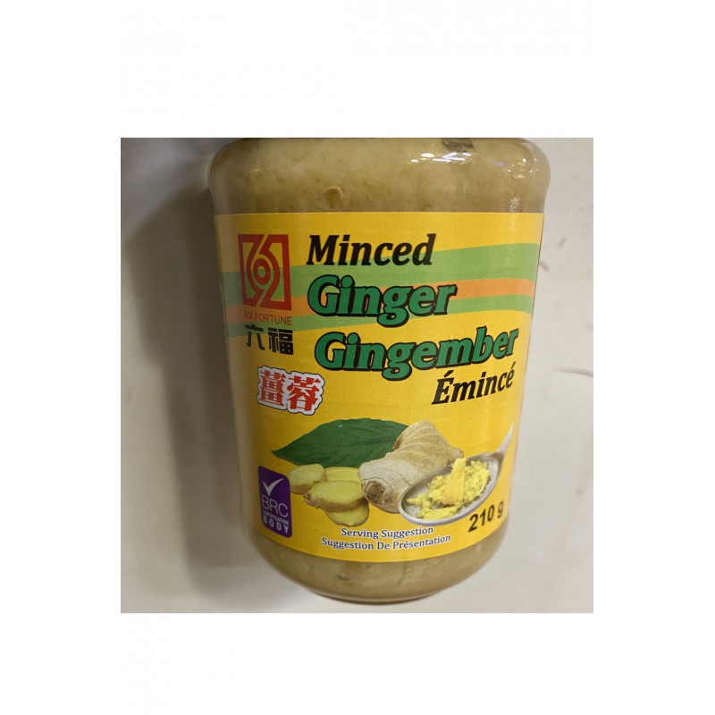 SIX FORTUNE: Minced Ginger-210g